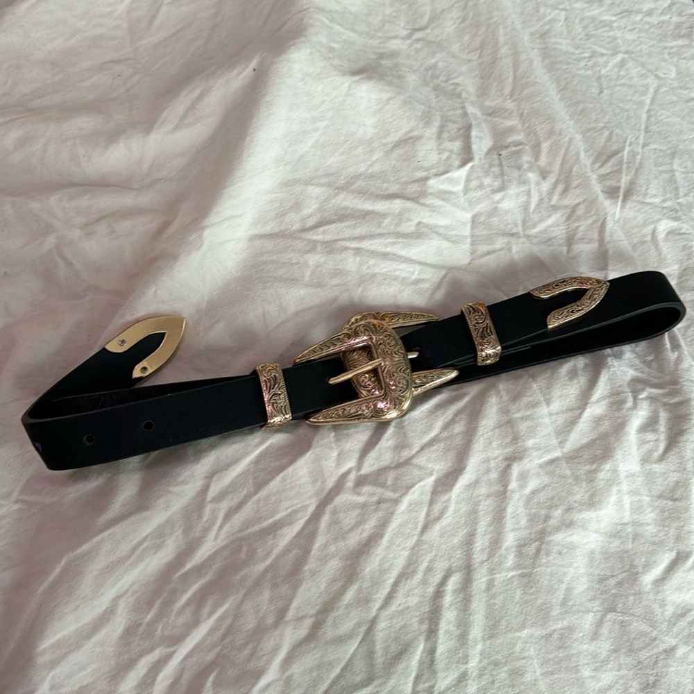 Double Up Faux Leather vintage Belt